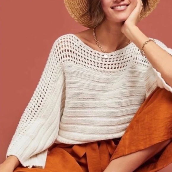 Anthropologie Sweaters - Anthropologie X Moth Chatwin Cable Knit Sweater